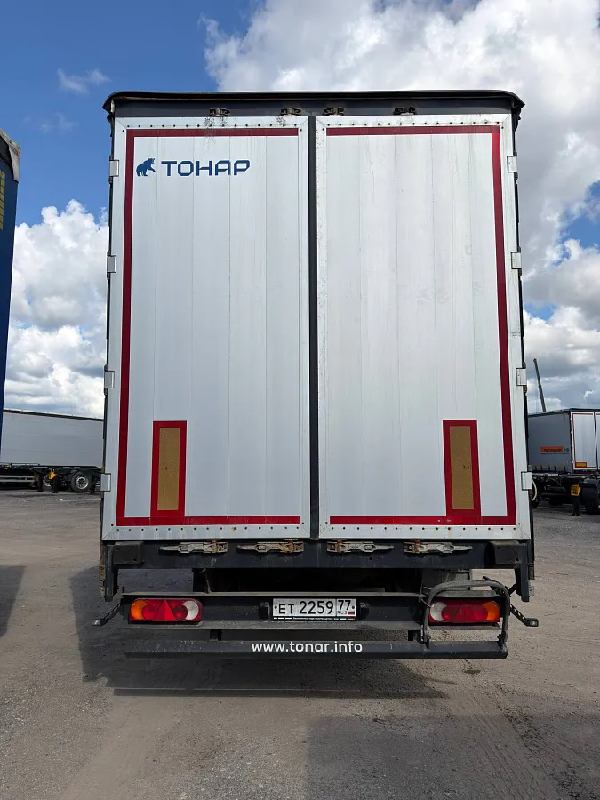 Полуприцеп шторно-бортовой ТОНАР 9888 с закладными, без ящика, без коников — фото, цена, характеристики