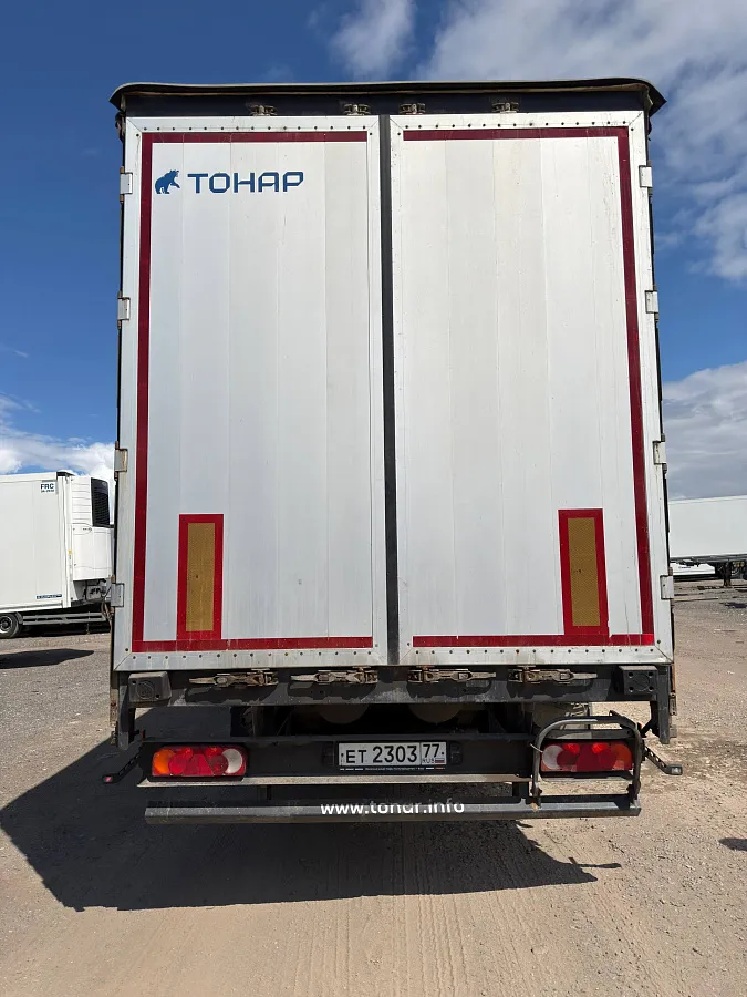 Полуприцеп шторно-бортовой ТОНАР 9888 с закладными, без ящика, без коников — фото, цена, характеристики